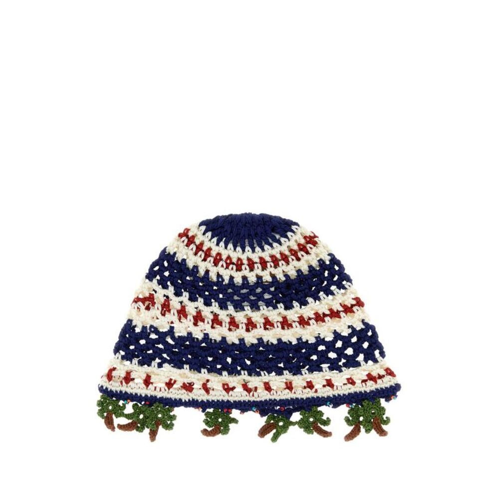Alanui Women Embroidered Crochet Beanie Hat